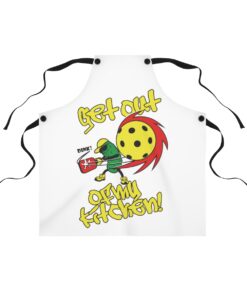 Get Out of My Kitchen Apron with white background