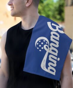 Banging Rally Towel, 11x18 - Blue