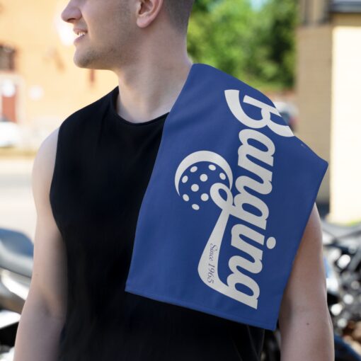 Banging Rally Towel, 11x18 - Blue