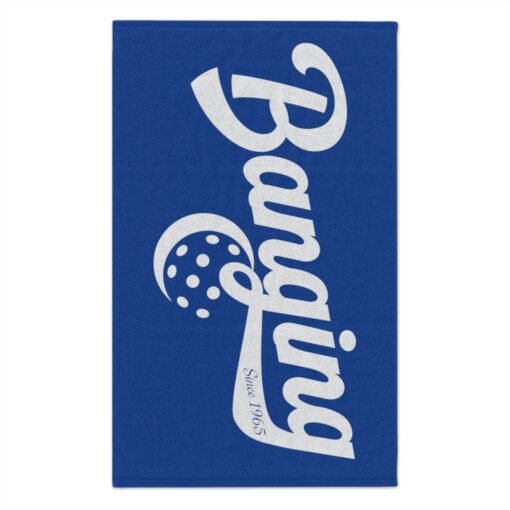 Banging Rally Towel, 11x18 - Blue - Image 2