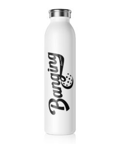 Banging and Dinking Water Bottle white background