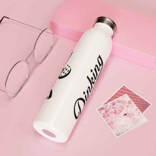 Banging and Dinking Water Bottle on its side