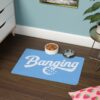 Banging Blue Food Mat mockup