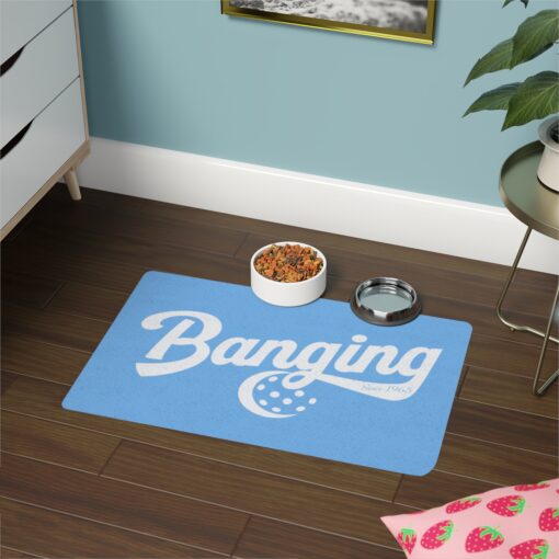 Banging Blue Food Mat mockup