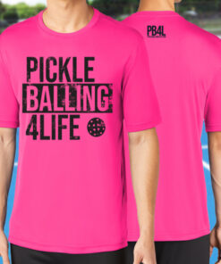 PickleBalling 4 Life Men's Dry Fit T-Shirt Mockup
